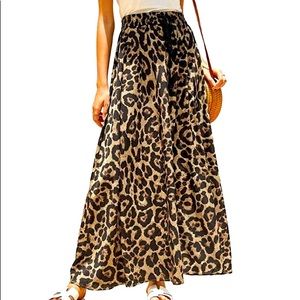 Leopard skirt